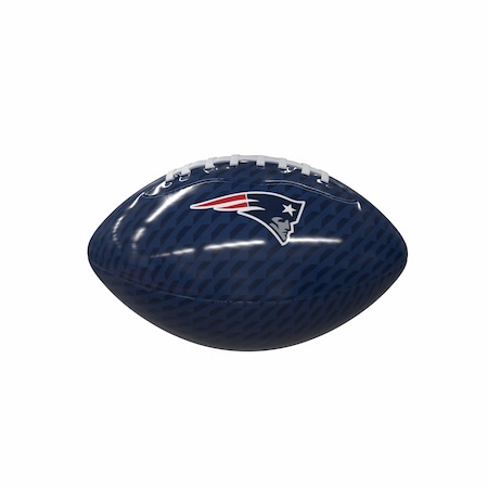 Logo Brands New England Patriots Carbon Fiber Mini-Size Glossy Football 619-93MG-1